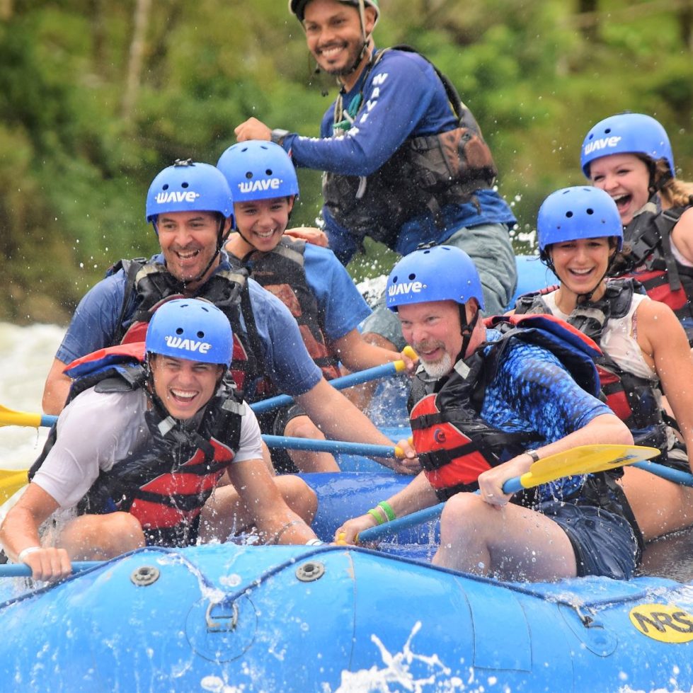 rafting, volcán arenal